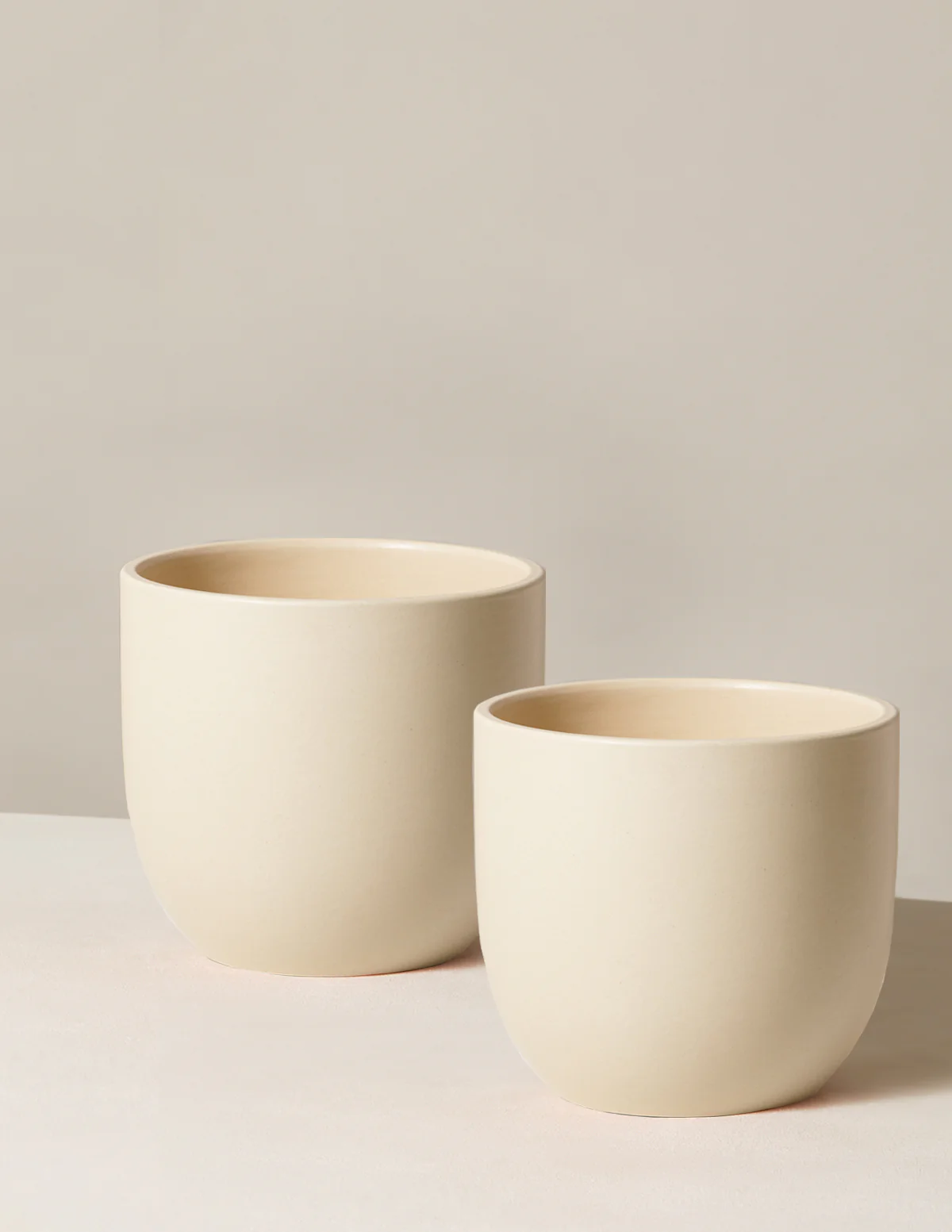 Medium Grant Ceramic Planter Duo