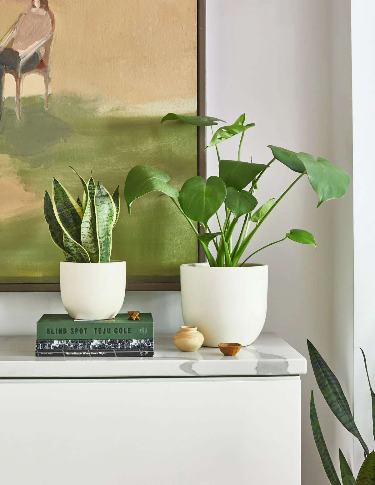 Medium Grant Ceramic Planter Duo - Image 2
