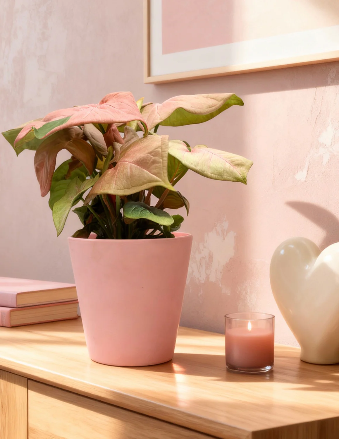 Pink Arrowhead Plant