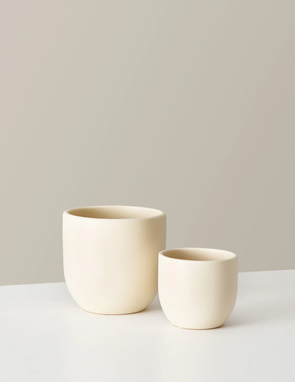 Small & Medium Grant Ceramic Planter Duo
