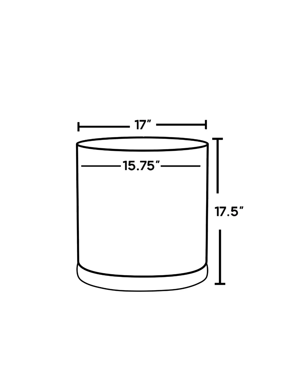 Solid Goods Planter with Saucer - Image 7